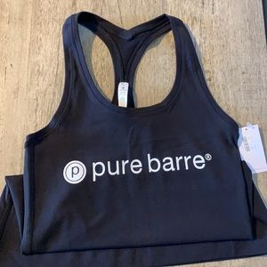 Lululemon Pure Barre Black Tank Top Brand New